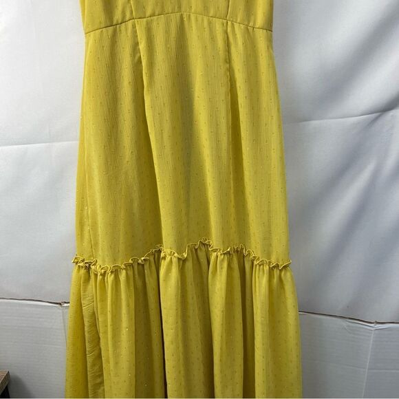 Raga Chartreuse sundress tiered bottom size 2 - Picture 4 of 13